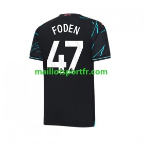 Maillot de Foot Manchester City Phil Foden 47 Troisieme 2023/24